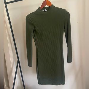 MNG Army Green Dress